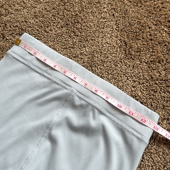 Outdoor Voices Superform Rib Kick Flare Leggings Pants in Jasmine - Picture 8 of 9